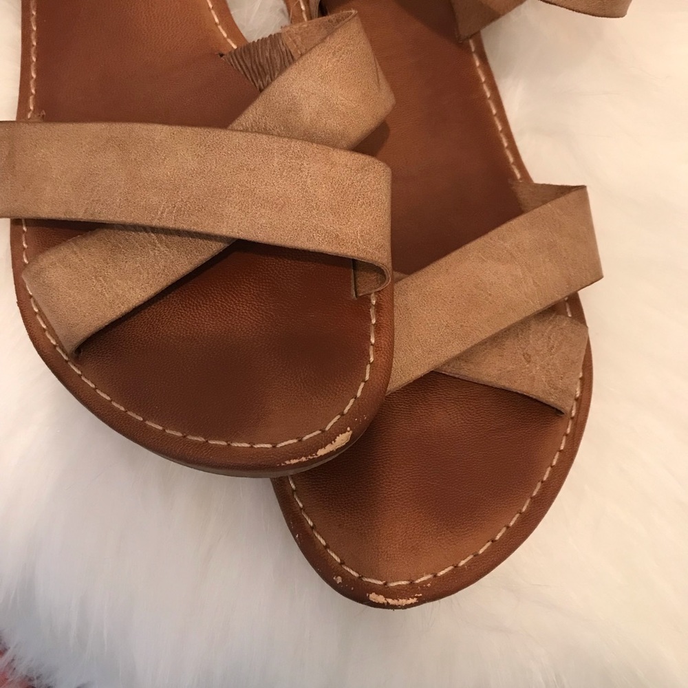 Nordstrom Sandals - Abound Light Brown Leather - Picture 6 of 8